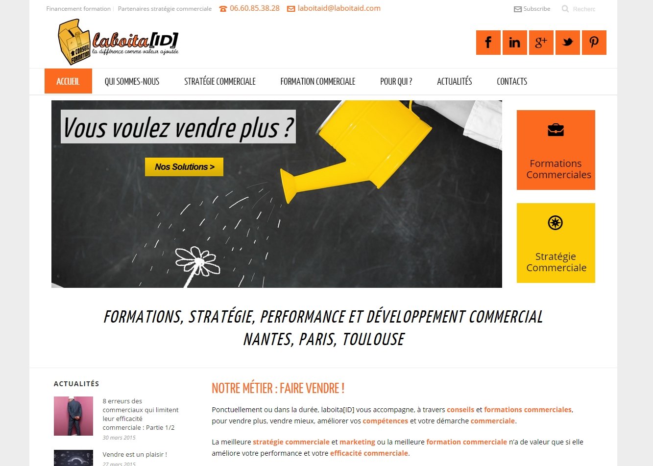 Site Internet Wordpress LaboitaID