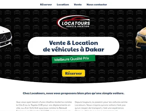 Création site internet WordPress Locatours